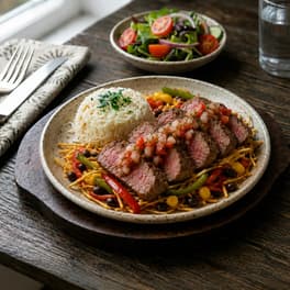 Karabiberli soslu bonfile