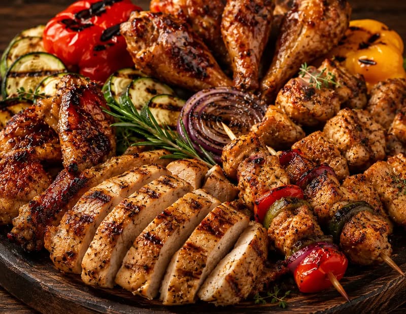 Barbekü soslu tavuk