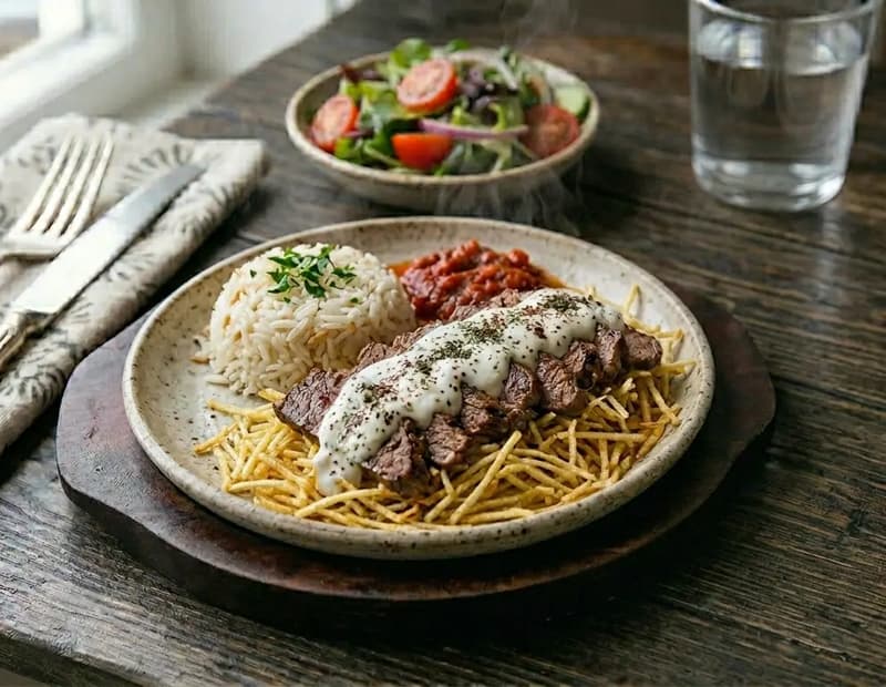 Çökertme kebabı