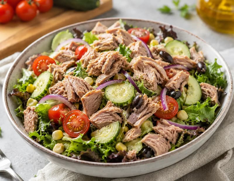 Ton balıklı salata